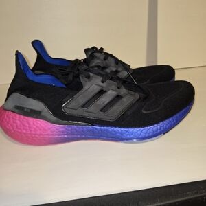 Adidas Black and Gradient Sneakers